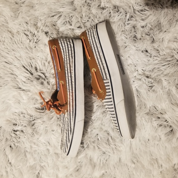 Sperry top siders nautical striped size 8 - Picture 4 of 5